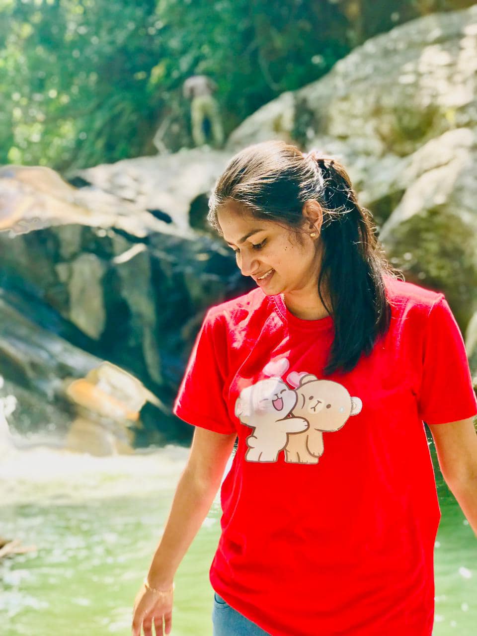 Red Couple Bear (Hug) - Hope281