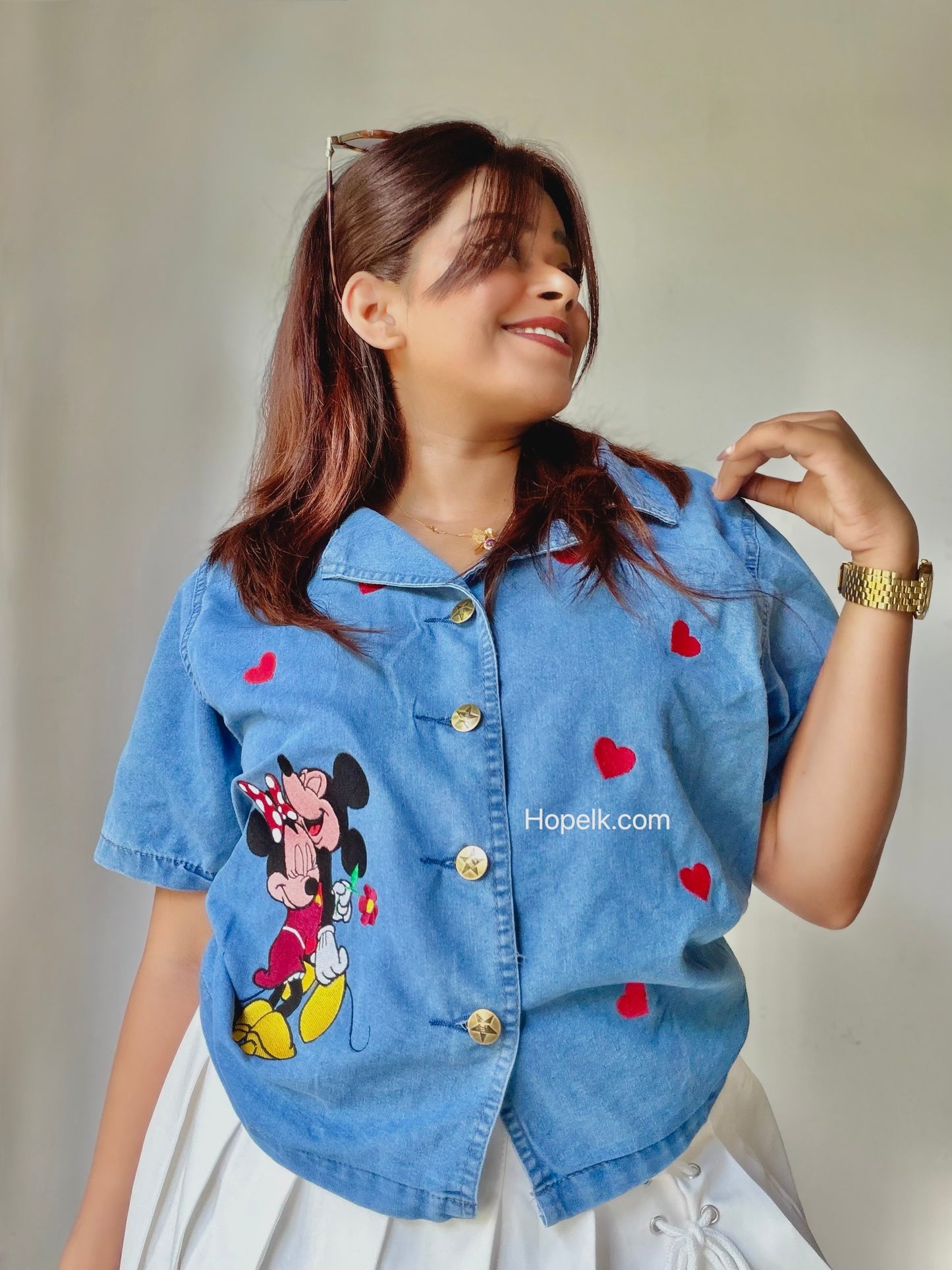 Micky & Minnie - Denim Shirt