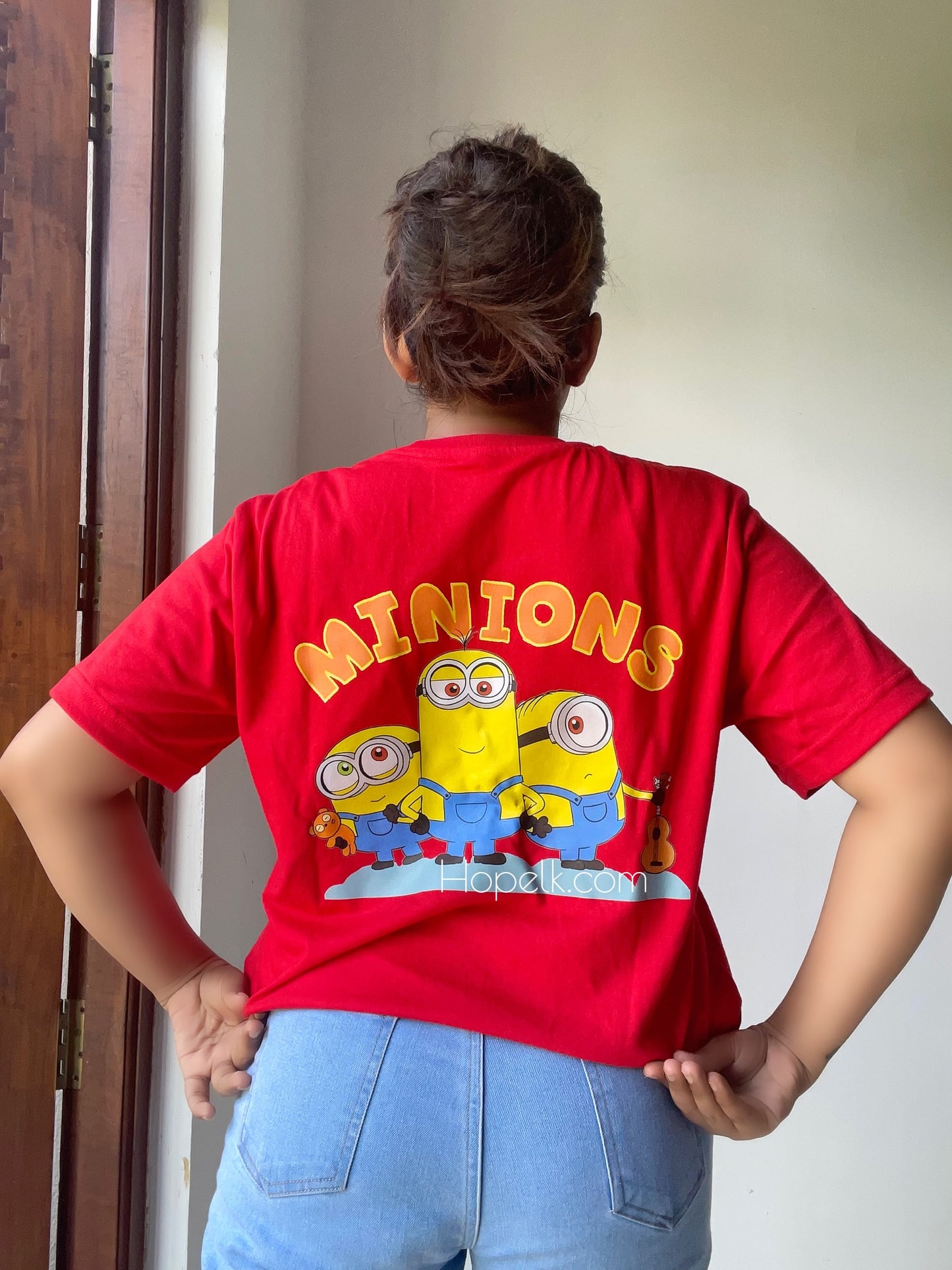 Minions embroidery t shirts