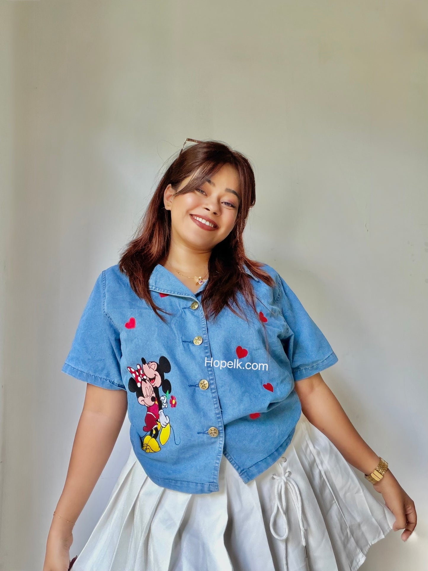 Micky & Minnie - Denim Shirt