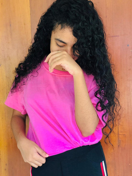 Pink - Plain t shirts