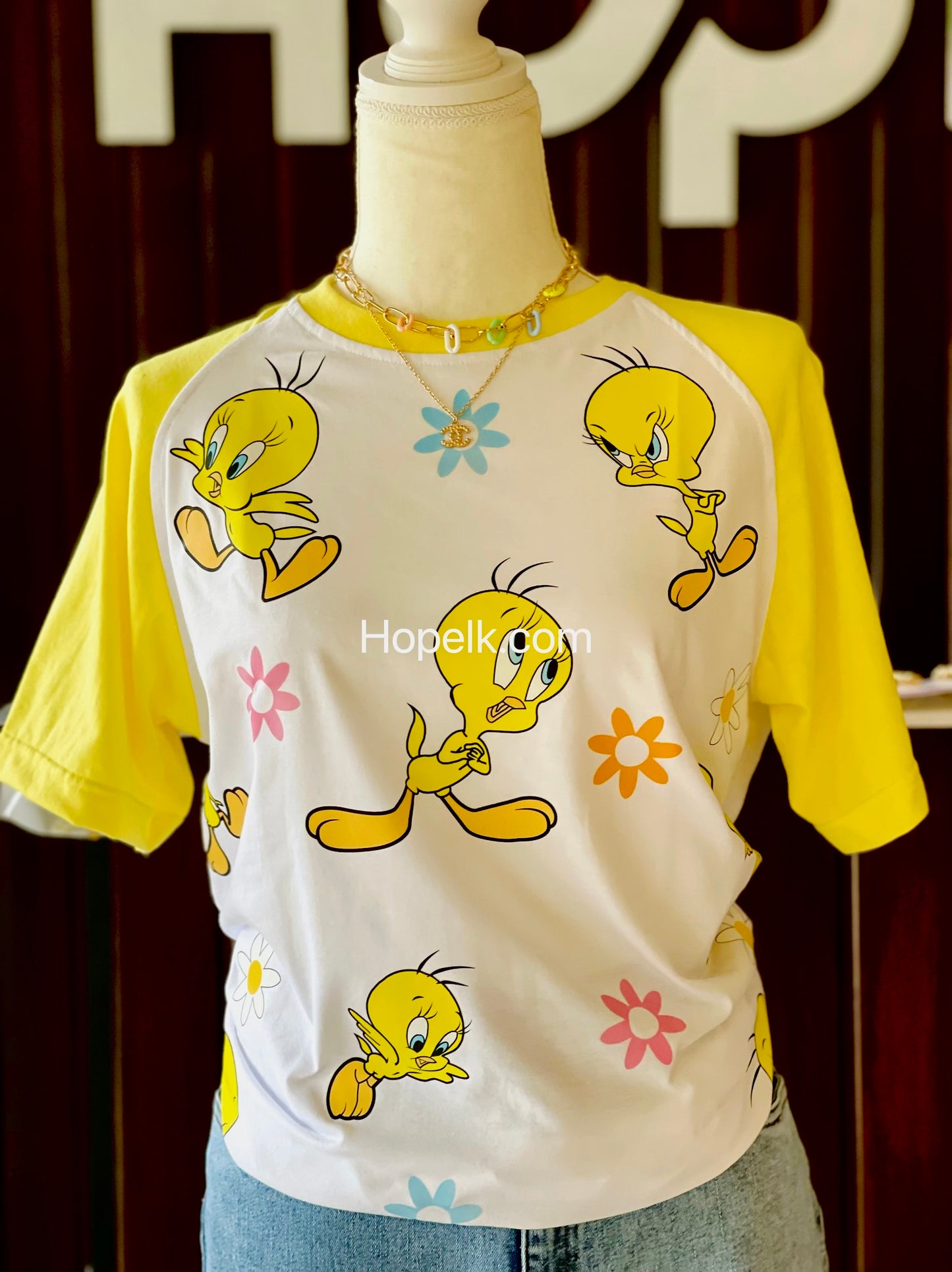 Tweety - Raglan T shirt