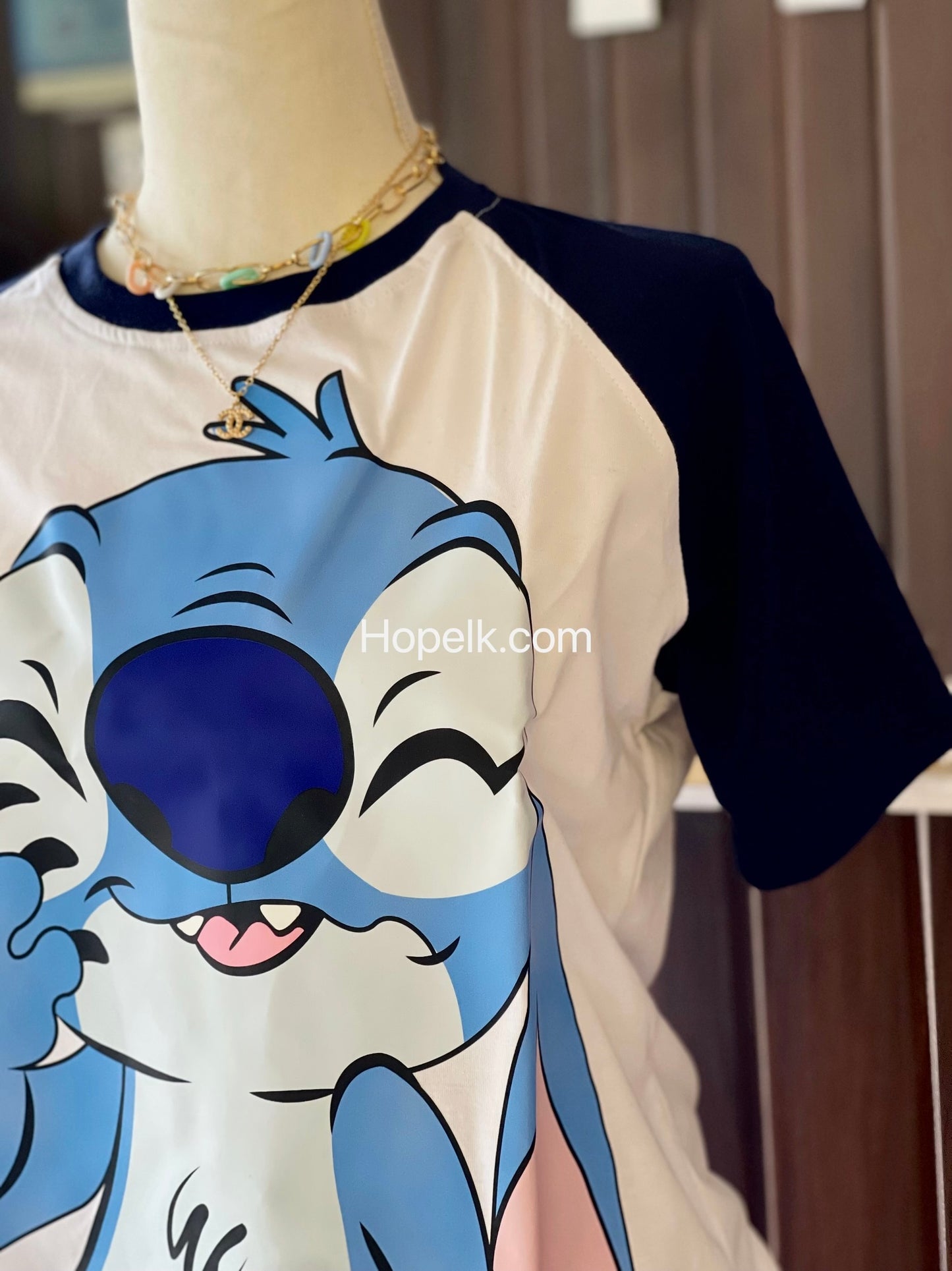 Happy Stitch - Raglan T shirts