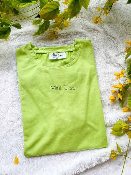 Mint Green - Plain T shirts