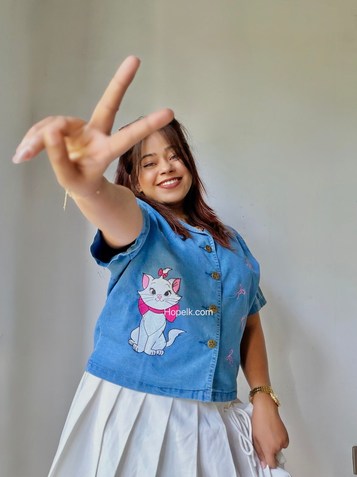 Mari cat - Denim shirt