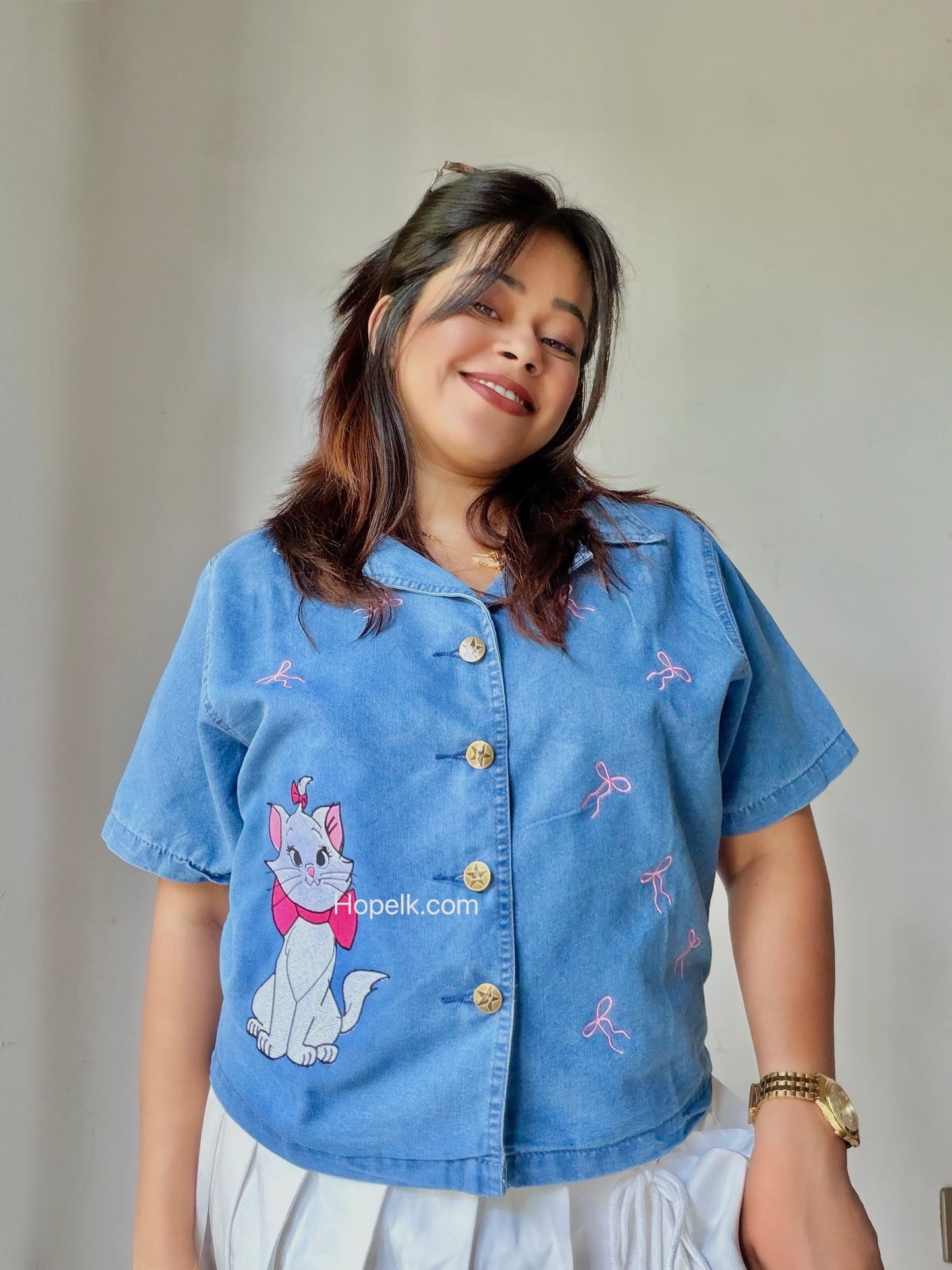 Mari cat - Denim shirt