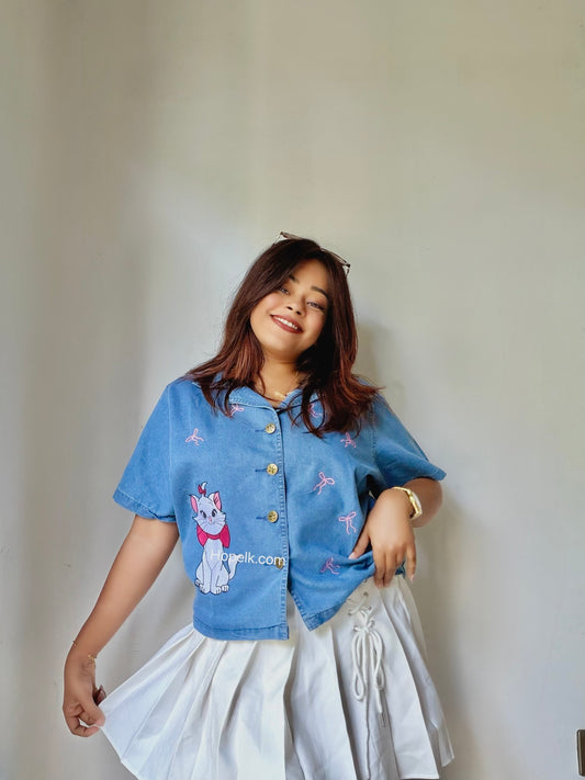 Mari cat - Denim shirt