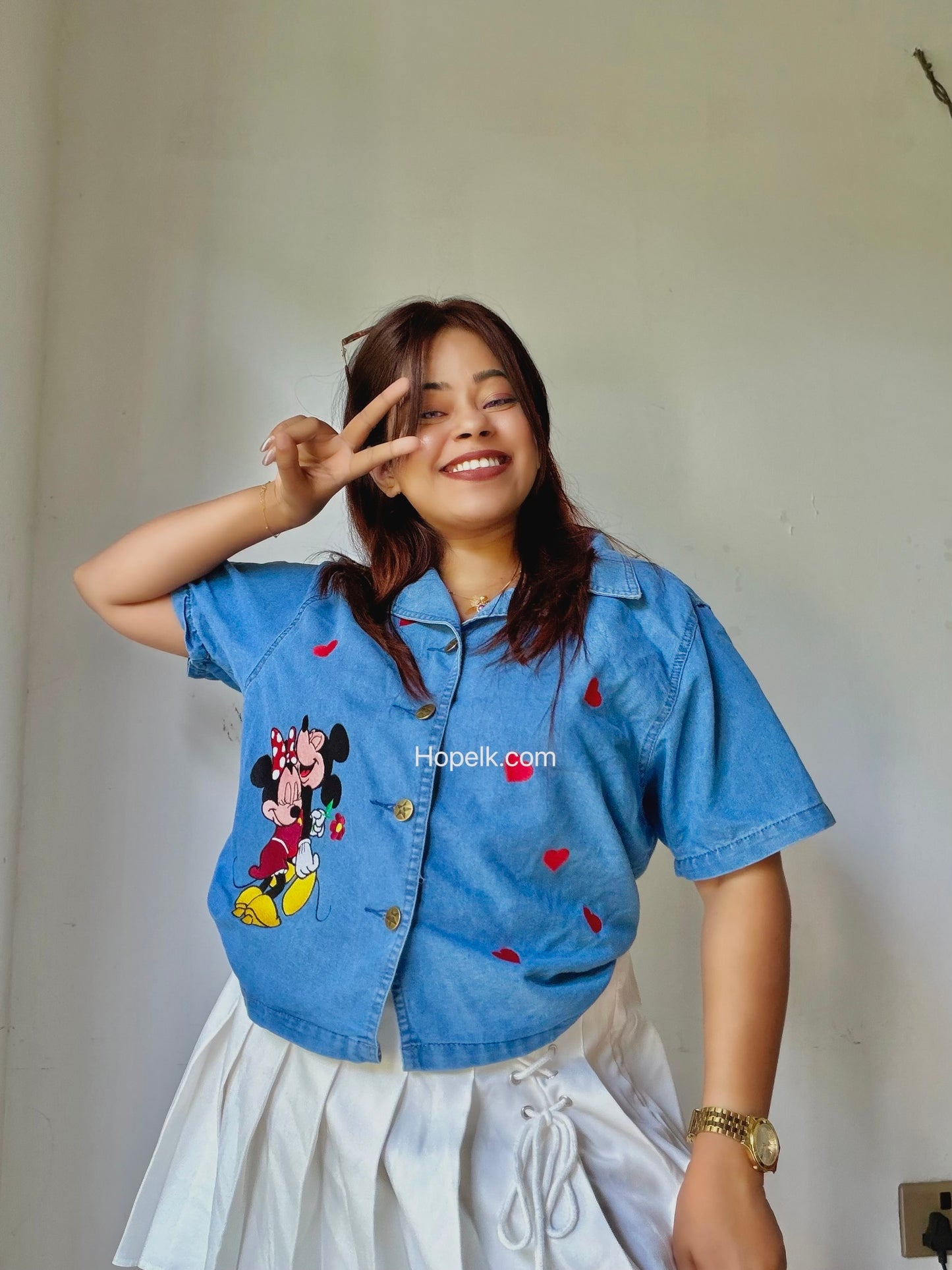 Micky & Minnie - Denim Shirt