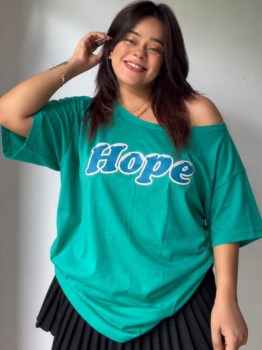 Off shoulder T shirt