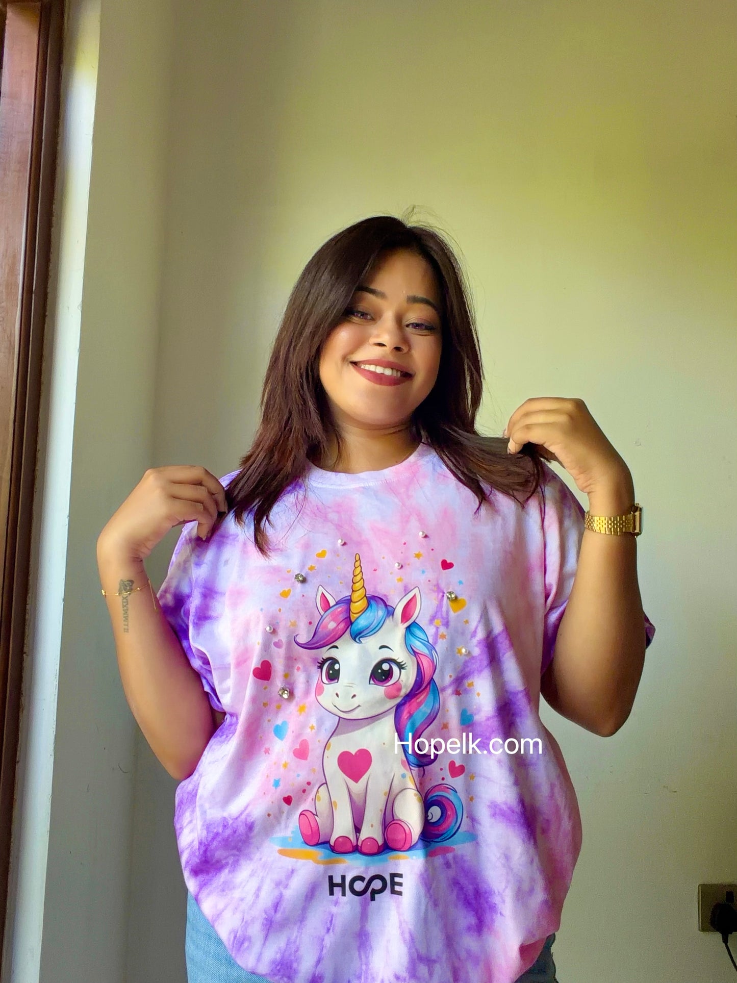 Pink & Purple dye Unicorn