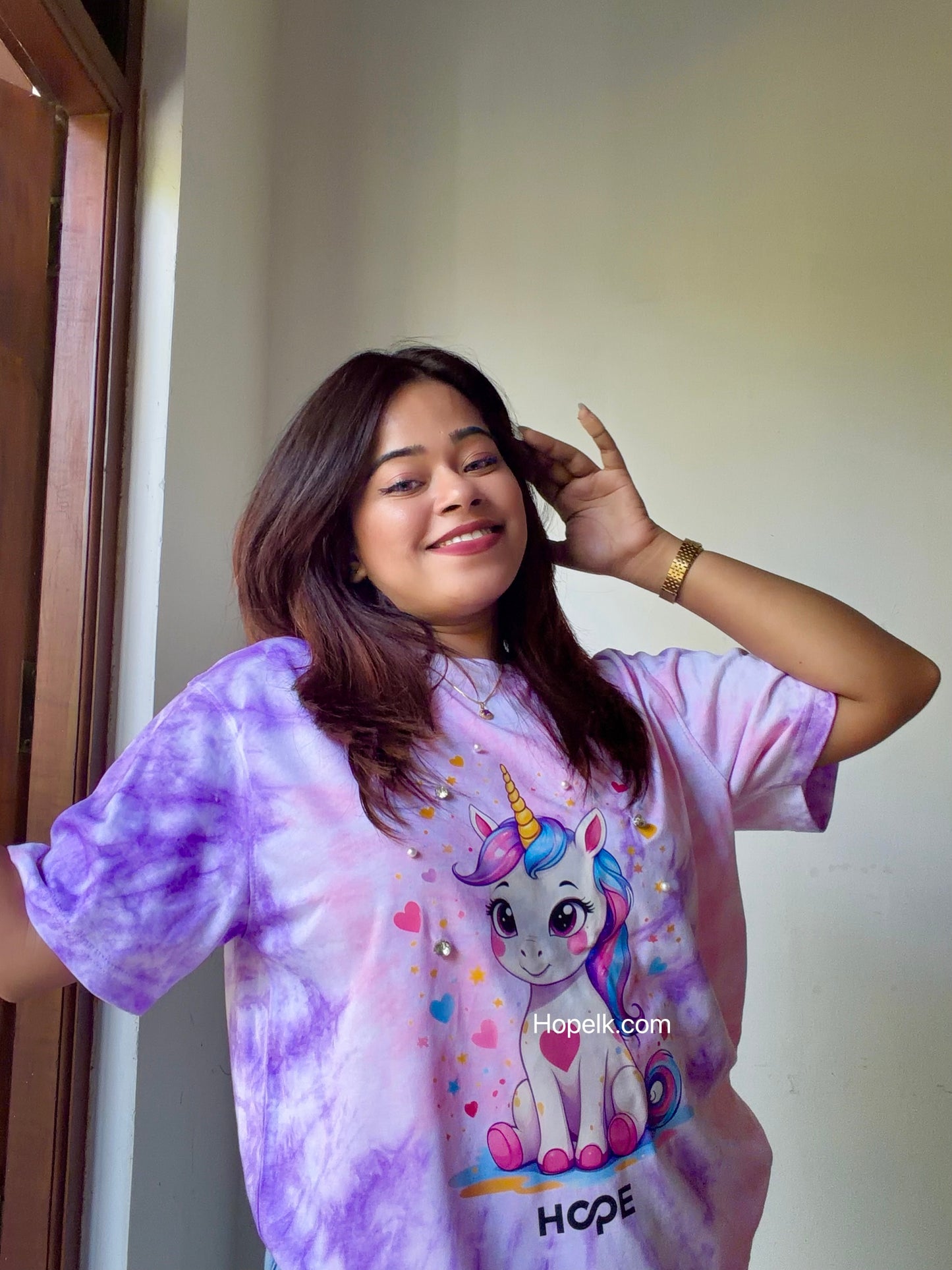 Pink & Purple dye Unicorn