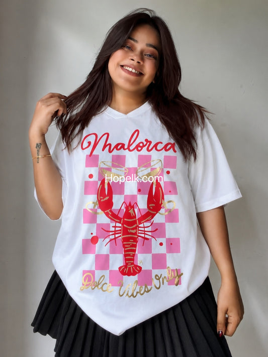 Pink Lobster Tee