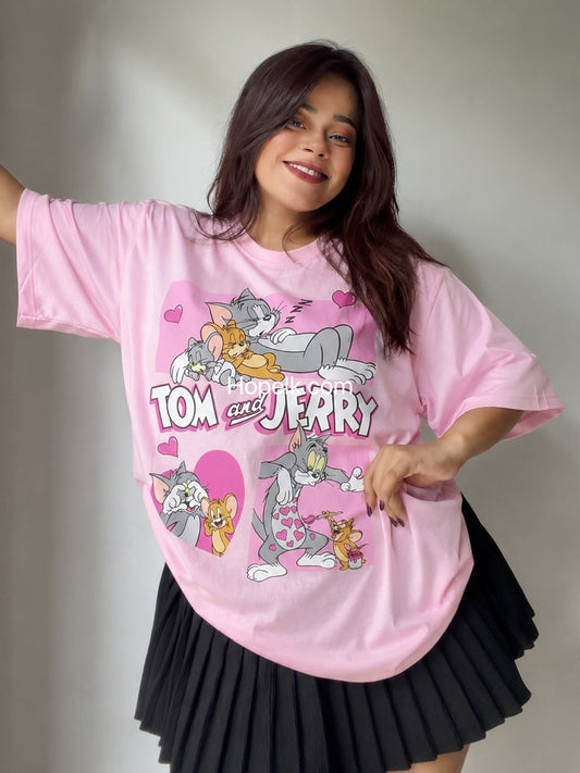 Pink tom & Jerry