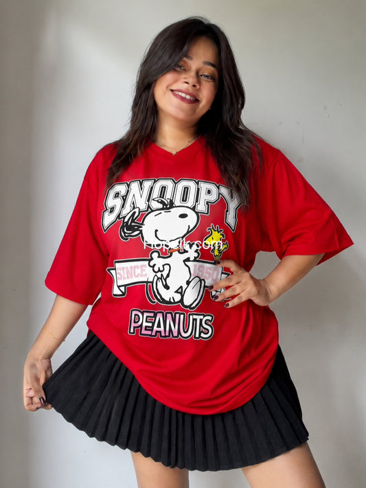 Red Snoopy Tee