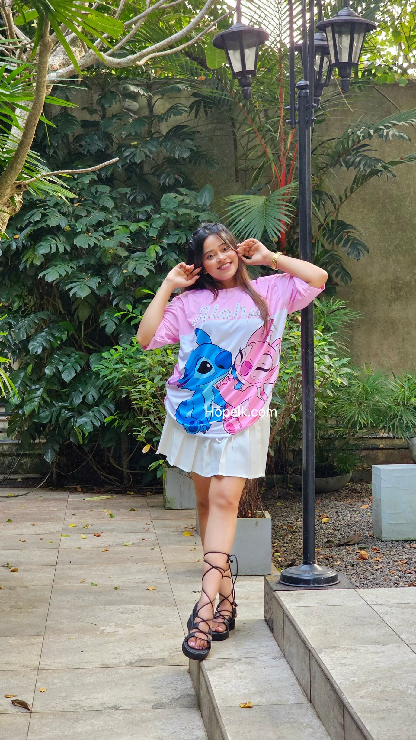 Stitch & Angel ( Pearl )