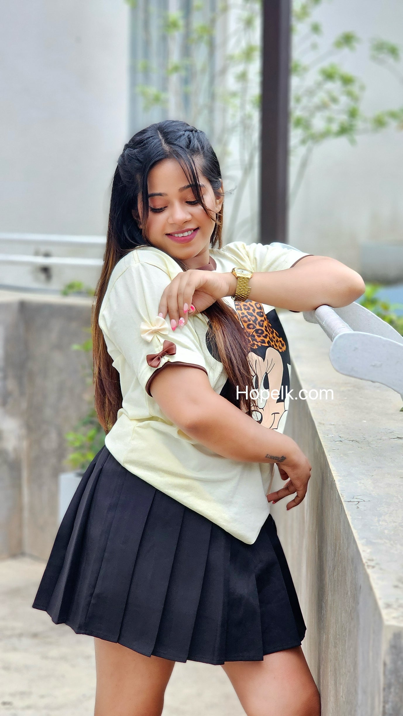 Minnie & Lepard Prin Bow